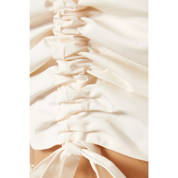 Keepsake Remark Top Ruched Puff Sleeve Cream - S - Picture 5 of 5